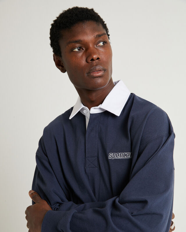 1992 Long Sleeve Polo Navy, hi-res image number null