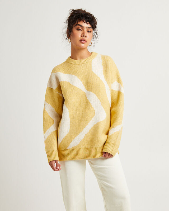 Charli Chunky Swirl Knit Jumper, hi-res image number null
