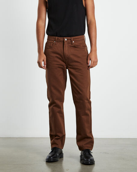 Straight Jeans Brown