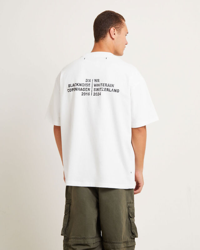 Tour Short Sleeve T-Shirt in White, hi-res image number null