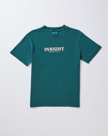 Boys Atom Short Sleeve T-Shirt in Pine Green