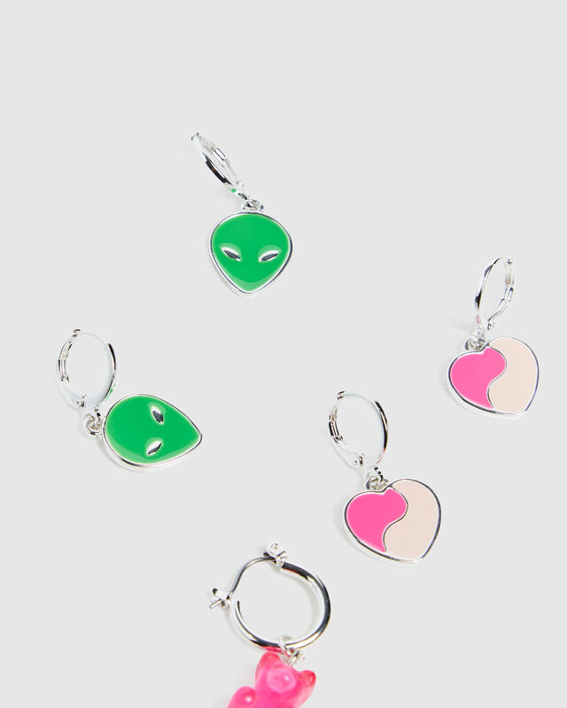 Novelty Multi Pack Earrings Assorted, hi-res image number null