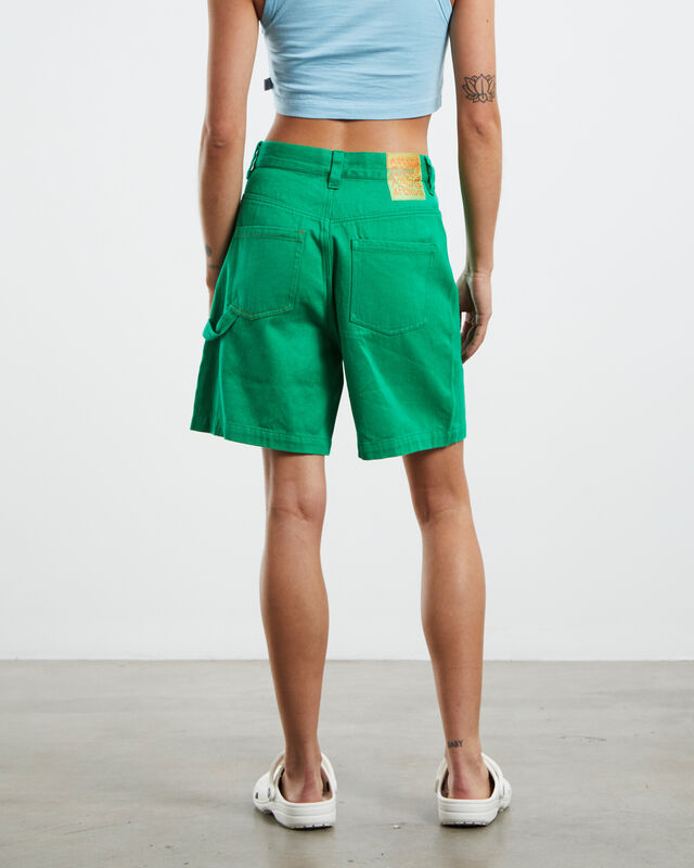 Hemp Workware Shorts Forest Green, hi-res image number null