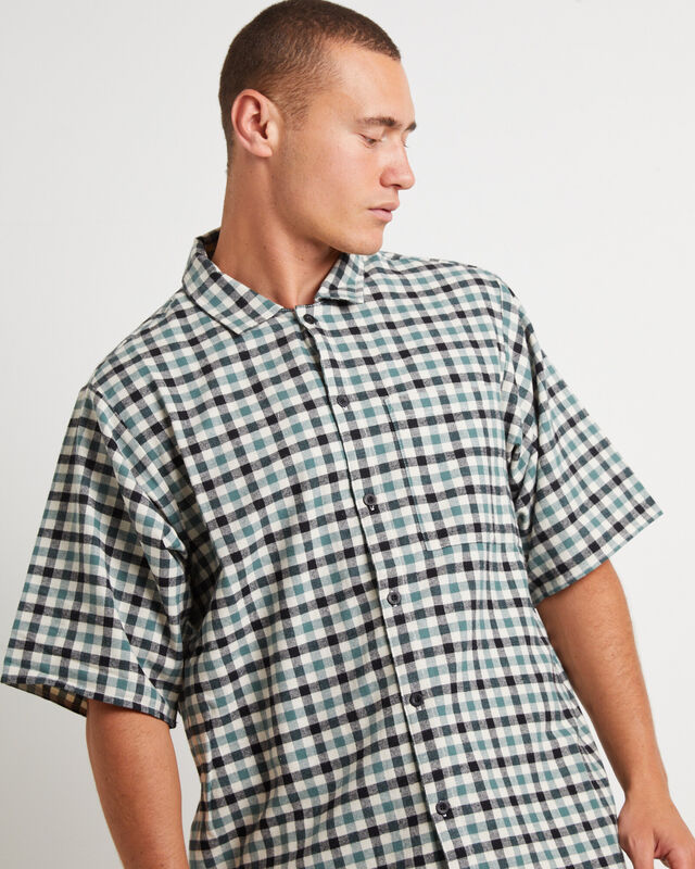 West Is Best Short Sleeve Shirt in Green, hi-res image number null