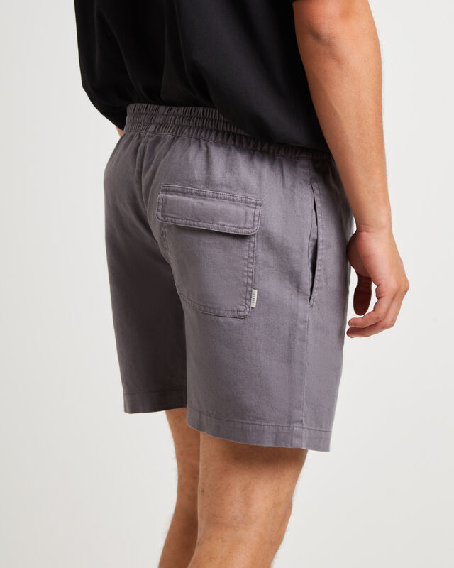 Puglia Linen Shorts in Ash, hi-res image number null