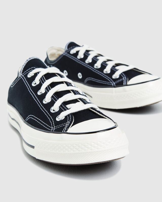 Chuck Taylor All Star '70 Lo Sneakers Black/Egret White, hi-res image number null