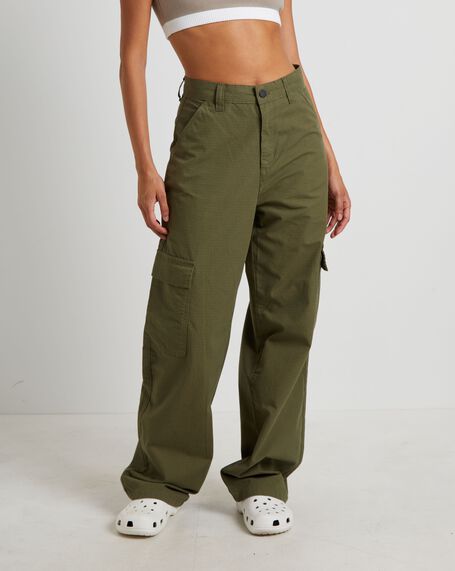 Donna Cargo Pants in Khaki