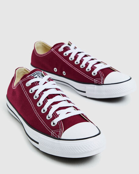Chuck Taylor All Star Canvas Sneakers Ox Maroon