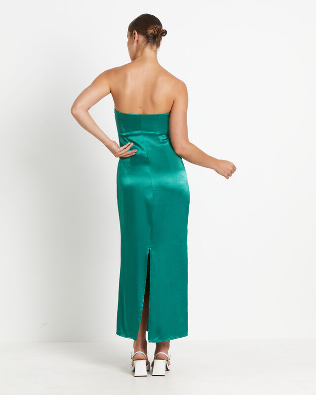 Sinead Midi Dress in Emerald Green, hi-res image number null