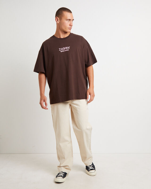 Beastly 330 Short Sleeve T-Shirt in Chocolate, hi-res image number null