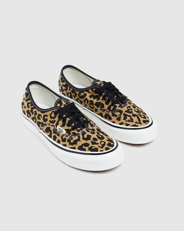 Authentic 44 DX Sneakers Black/Tan Leopard, hi-res image number null