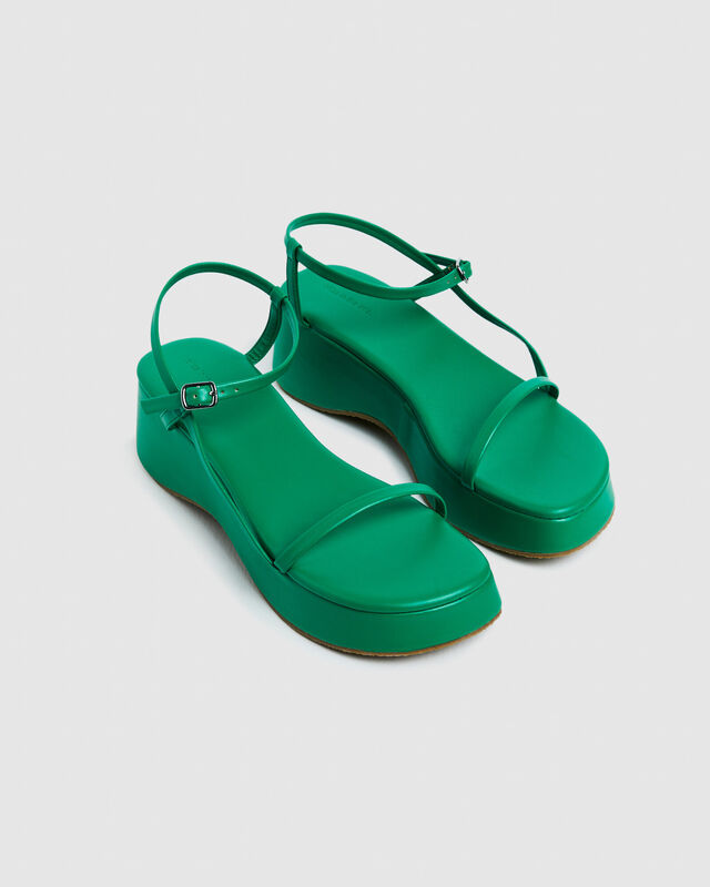 Lola Flatform Sandals Fern Green, hi-res image number null