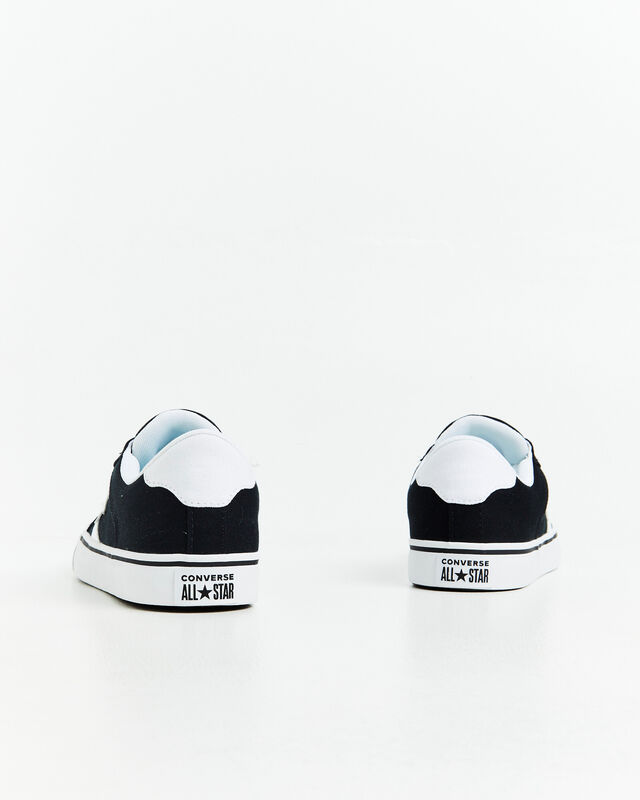 Tobin Canvas Ox Sneakers Black/White, hi-res image number null