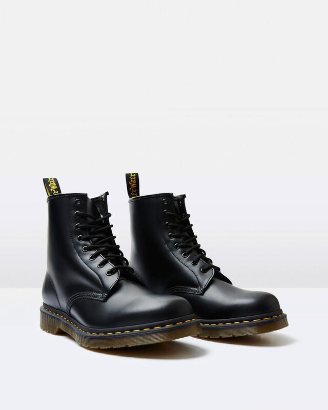 1460 8 Eye Smooth Boots Black, hi-res image number null