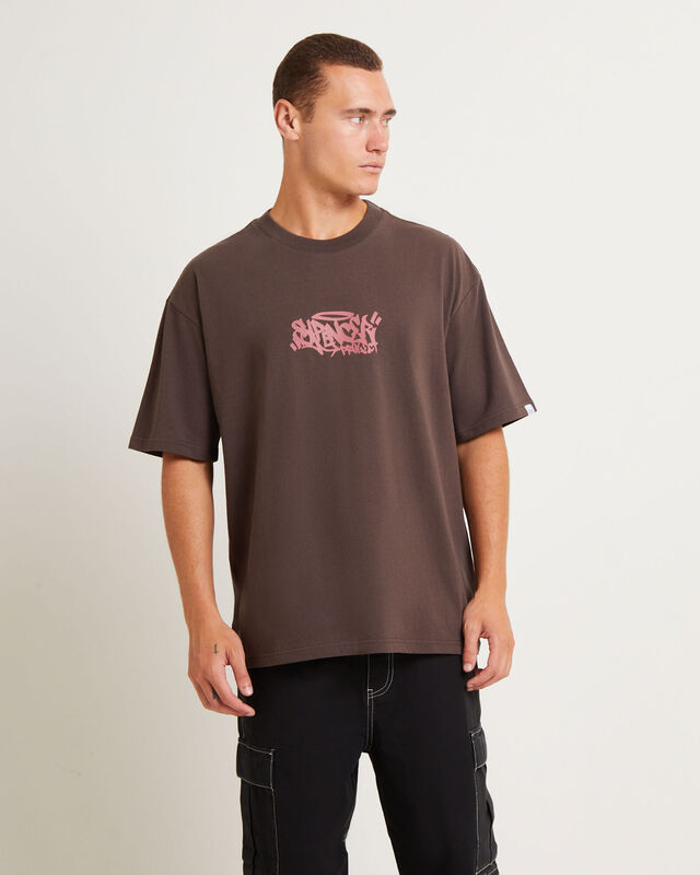Gaffer Surplus Short Sleeve T-Shirt in Brown, hi-res image number null
