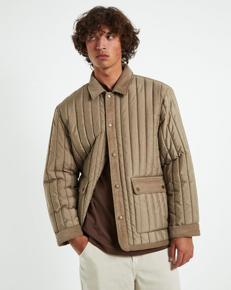 Ashwood Quilted Jacket Brown