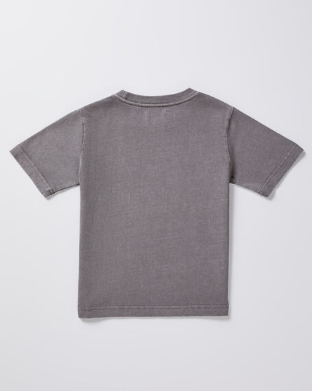 Boys OG Vintage Short Sleeve T-Shirt Pewter Grey