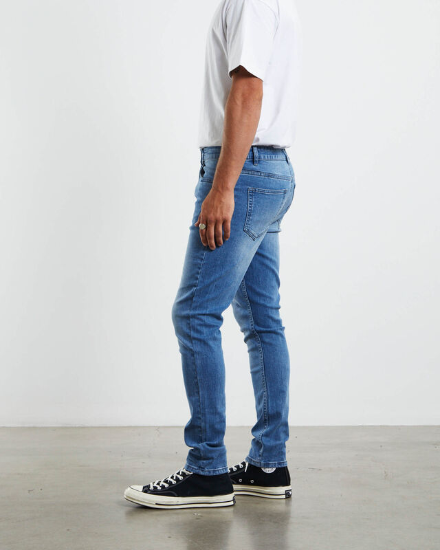 City Riot Jeans Mid Blue, hi-res image number null