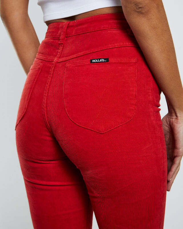 Eastcoast Flare Cord Jeans Pomegranate Red, hi-res image number null