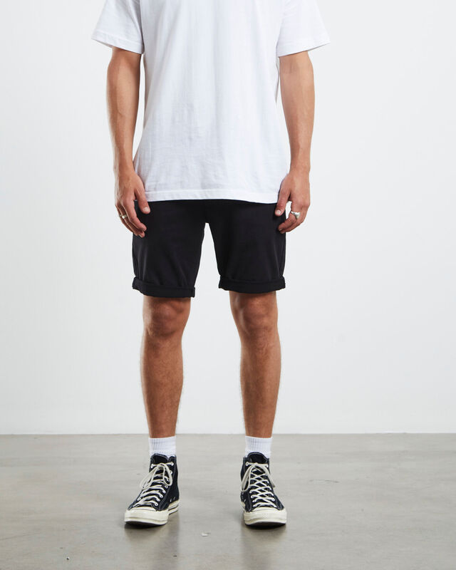 Cody Tapered Shorts Black, hi-res image number null