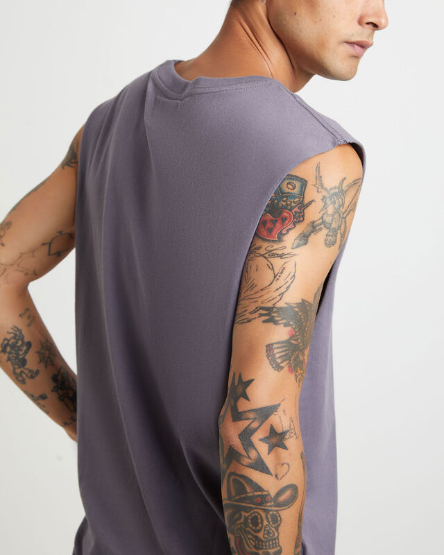 Muscle Tank in Pewter Grey, hi-res image number null