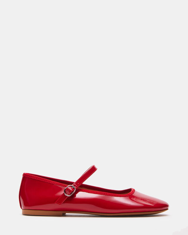Vinetta Flats in Red Patent, hi-res image number null