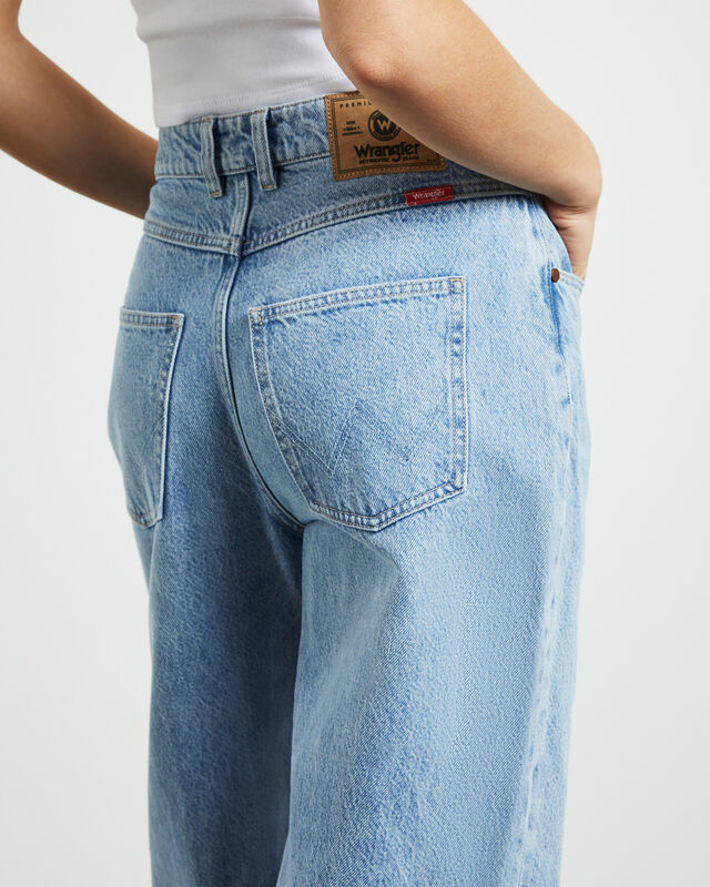 Bella Baggy Denim Jeans in Roadie Blue, hi-res image number null