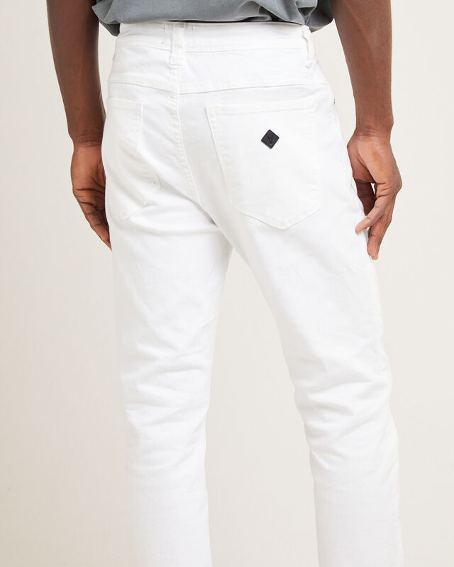A Dropped Skinny Jeans White, hi-res image number null