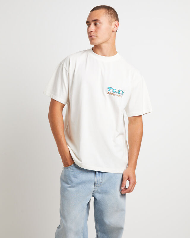 Grande Short Sleeve T-Shirt in Vintage White, hi-res image number null