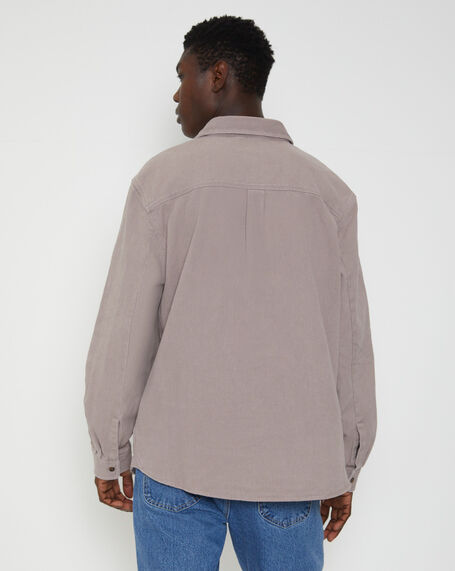 Lee Worker Long Sleeve Shirt in Cement Grey