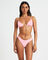 Classic Trangle Bikini Top in Pink