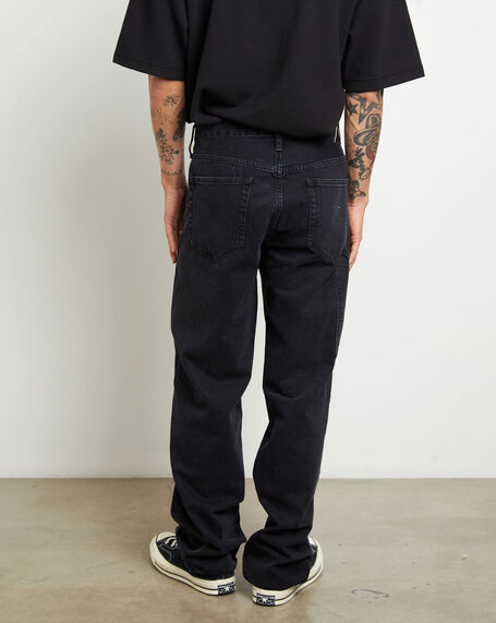 90s Straight Jeans in Workwear Denim Black