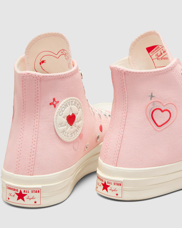 Chuck 70 Y2K Heart Valentine's Day Love Shoes in Donut Glaze, hi-res image number null