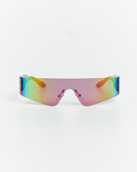 Raya Shield Sunglasses Pink Multi