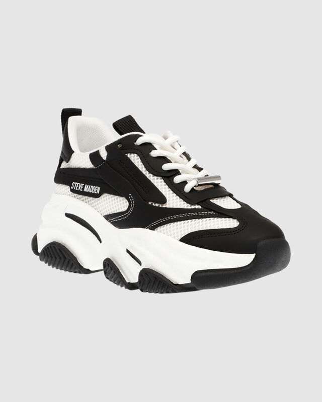 Possession-e Sustainable Sneakers White/Black, hi-res image number null