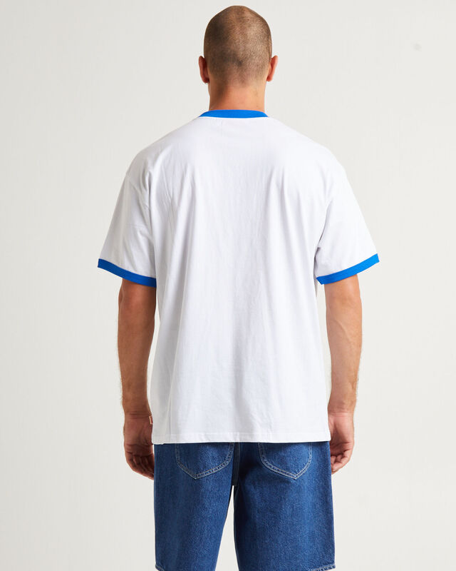 B Line Flo Short Sleeve T-Shirt White, hi-res image number null