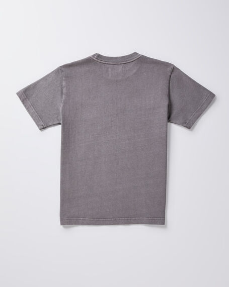 Teen Boys OG Vintage Short Sleeve T-Shirt Pewter Grey
