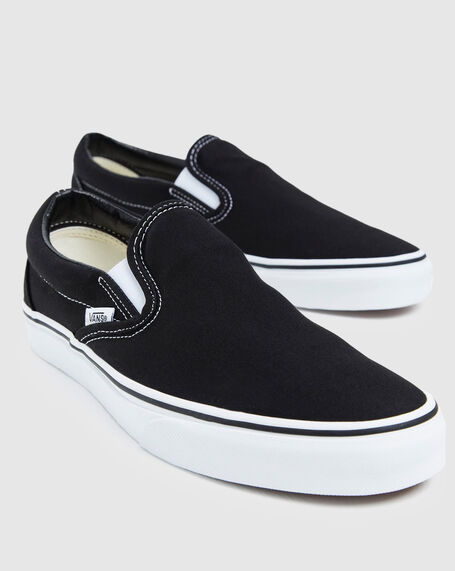 Classic Slip On Sneakers Black/White