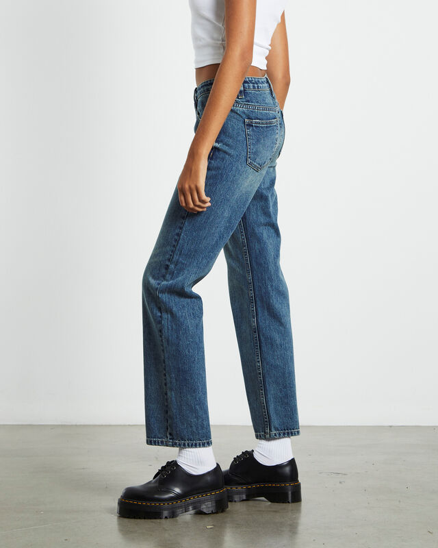 Marley Low Rise Straight Leg Jeans Vintage Tint Blue, hi-res image number null