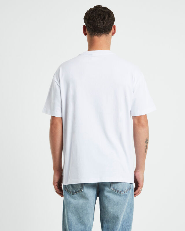 Atom Short Sleeve T-Shirt in White, hi-res image number null
