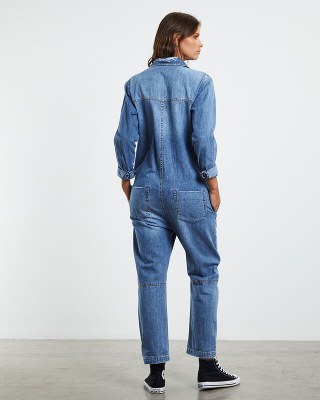 Paradise Utility Jumpsuit Pacifica Blue, hi-res image number null