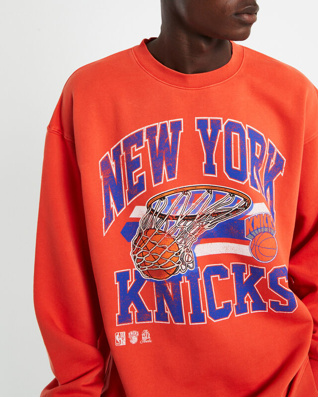 Bucket New York Knicks Crew Neck Orange, hi-res image number null