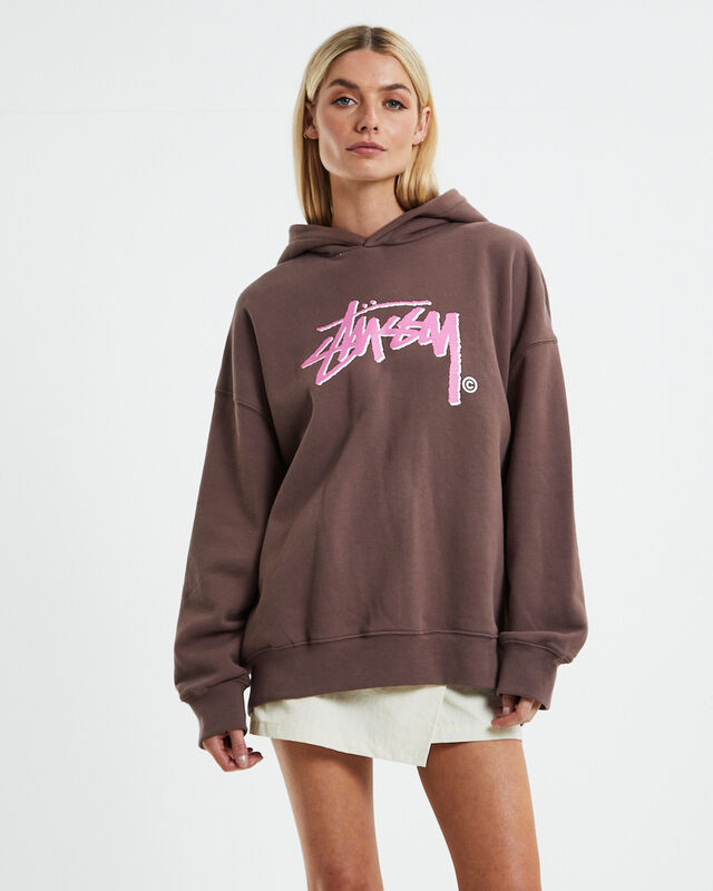 Relaxed Oversized Hoodie Green by Stüssy