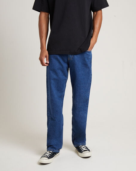 90's Straight Jeans in Medium Denim