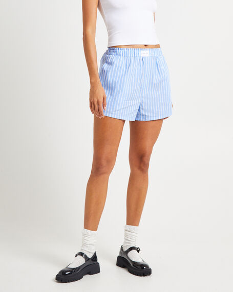Poppy Poplin Stripe Shorts