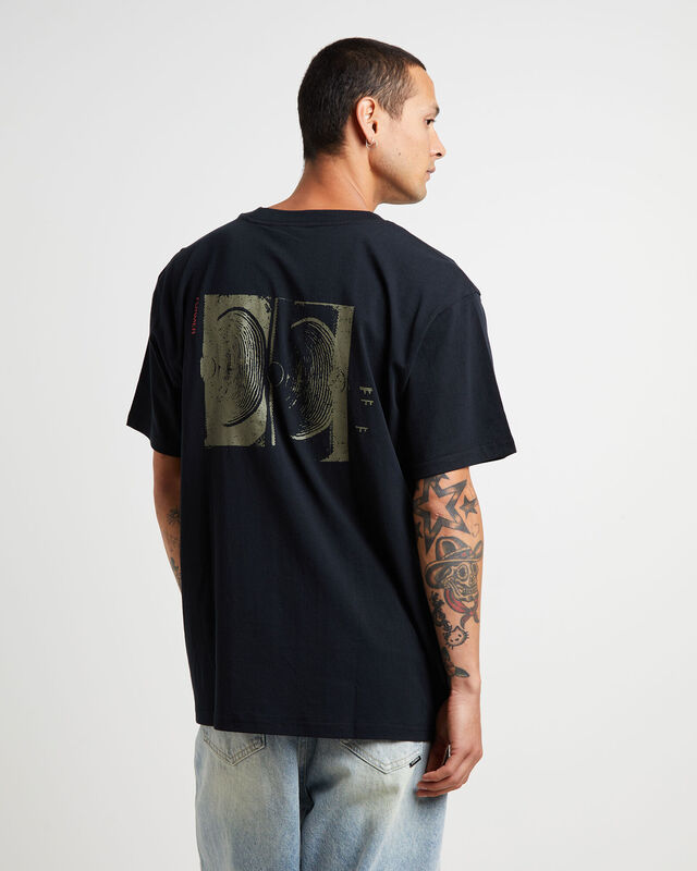 Pivo Crux Short Sleeve T-Shirt in Black, hi-res image number null