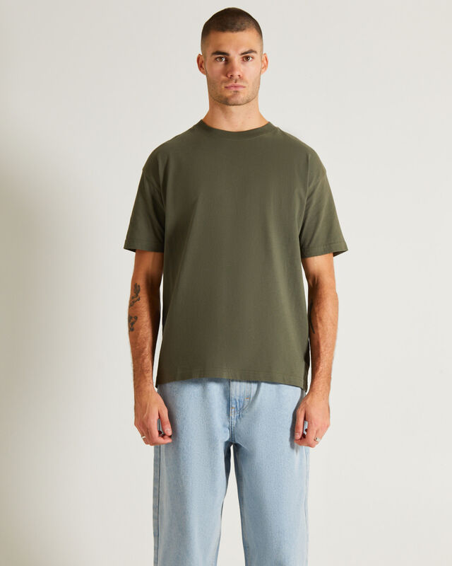 OG Skate Short Sleeve T-Shirt in Army Green, hi-res image number null