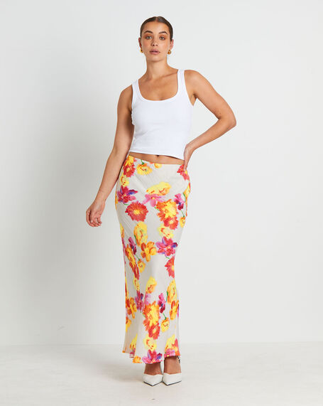 Rosalia Print Maxi Skirt in Assorted