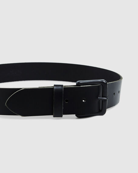 Sunday Australian-Made Leather Belt Black