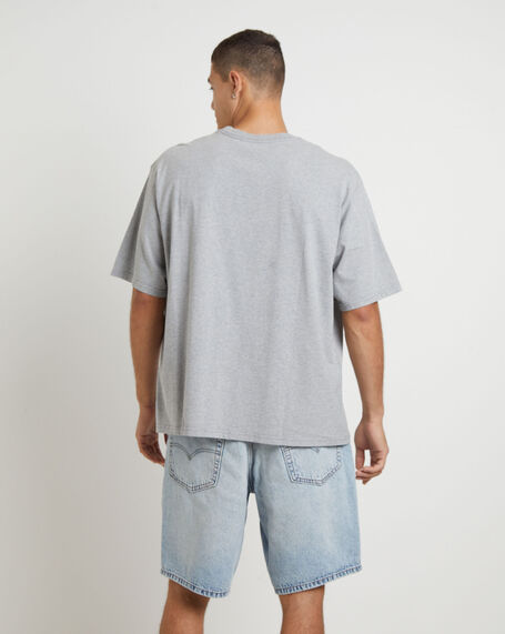 Short Sleeve Workwear T-Shirt in Mid Tone Heather Grey